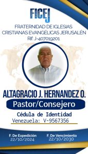 Ministro afiliado Altagracio Hernández